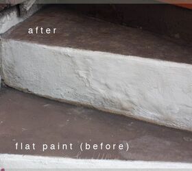 makeover steps with chalk paint and a sponge