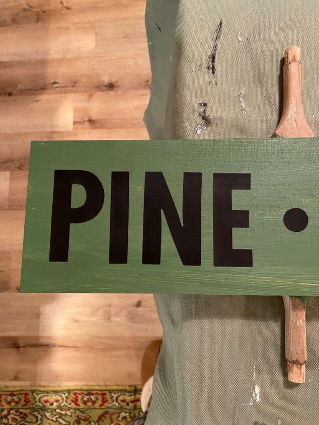 Rustic Sign Using Poster Board Letters Hometalk