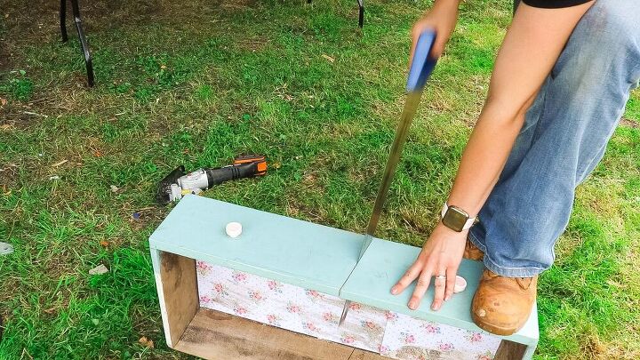 make an insect hotel from an old drawer