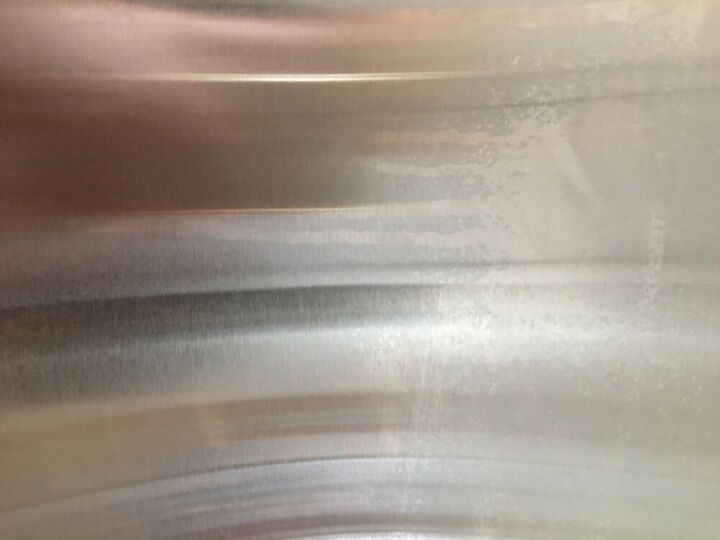 streaks on stainless steel refrigerator