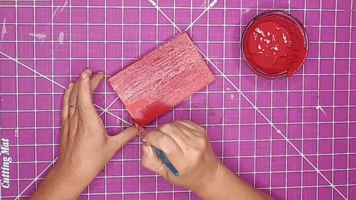 rae dunn inspired christmas decor mini stamped books wood books