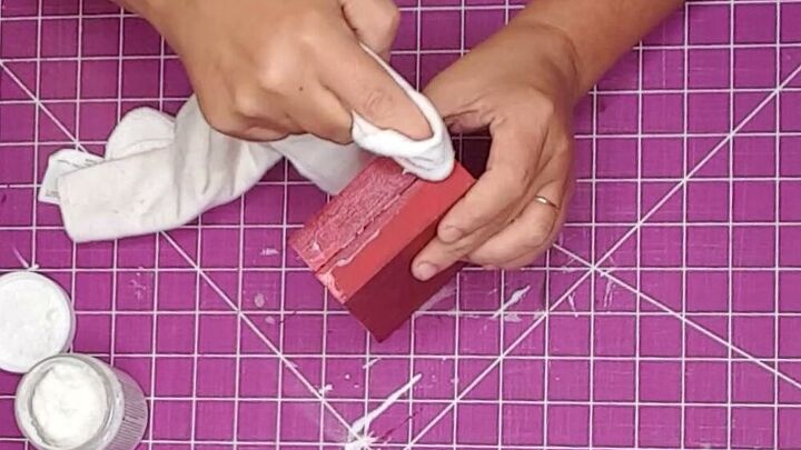 rae dunn inspired christmas decor mini stamped books wood books