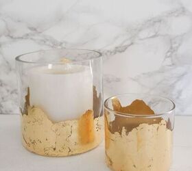 20 ways to warm up your home without touching the thermostat, Brighten up your home with a simple gold leaf candle holder