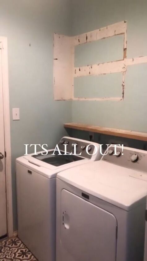 budget laundry room makeover