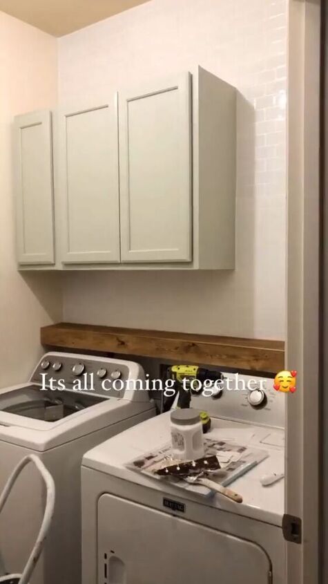 budget laundry room makeover