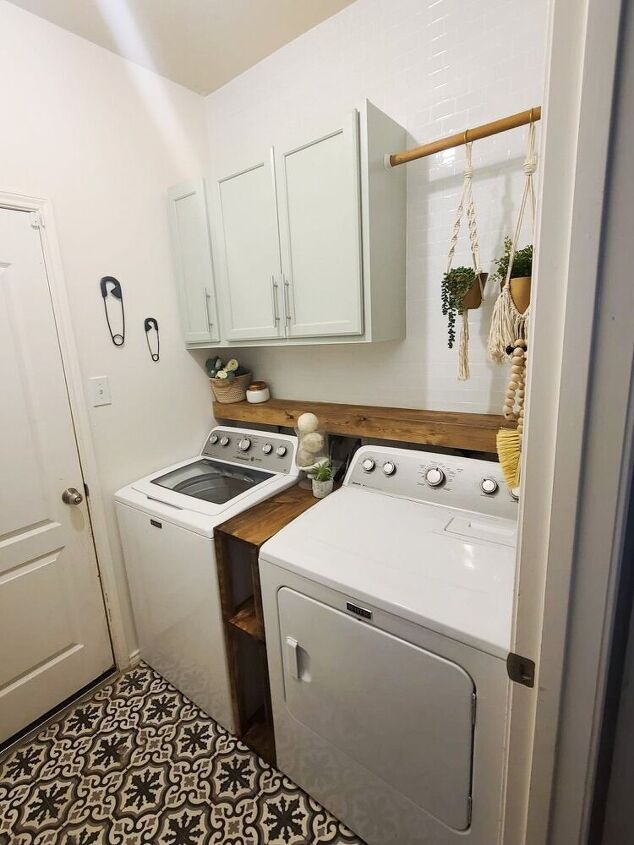 budget laundry room makeover