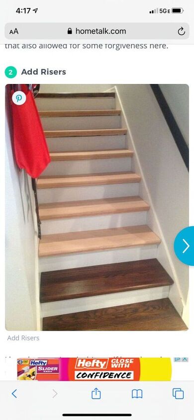 como utilizar las tapas de las escaleras para actualizar sus escaleras