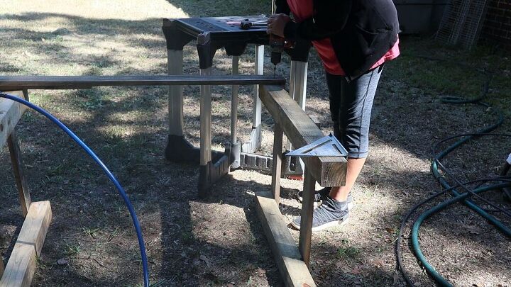 How to Make an Outdoor Work Table Using 1x4's | Hometalk