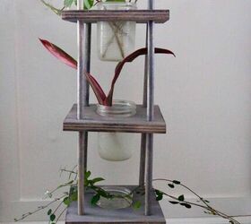 diy plant propagation tiered stand
