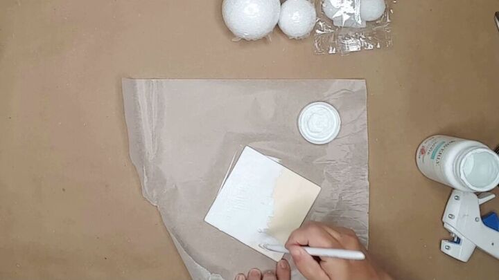 dollar tree snow family snowman christmas decor