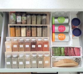 organize your spice drawer with this diy
