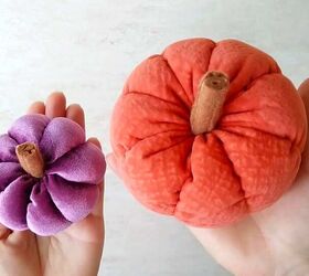 diy fabric pumpkins