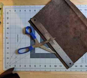 how to make a woven leather coaster