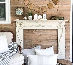 s 10 faux mantels that will make your winter home much cozier, Upcycle a piece of a thrifted dresser into a beautiful mantel