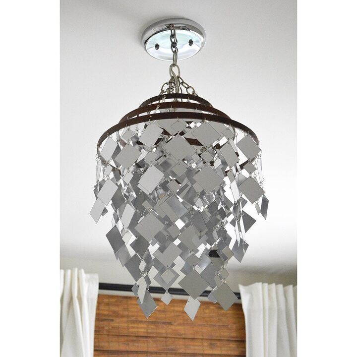 19 formas sorprendentes de convertir aros de bordado en decoracin para el hogar, El candelabro Sunshower