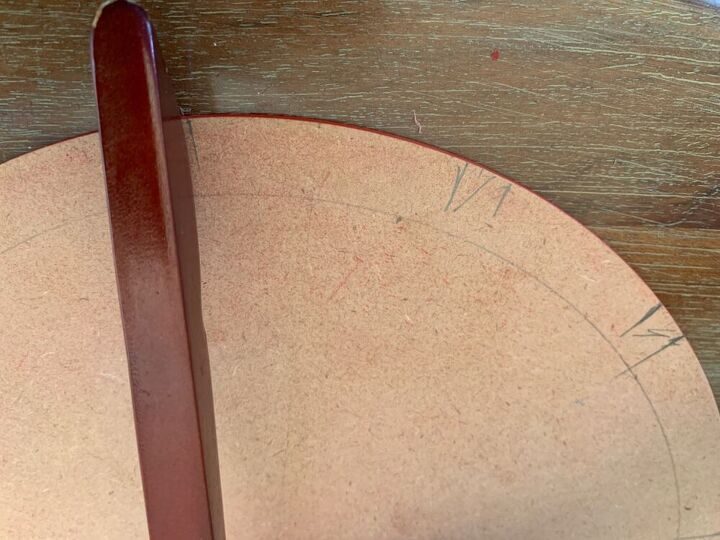 clothes hanger side table