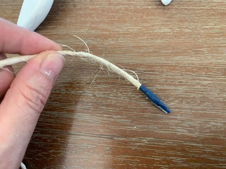 clothes hanger side table