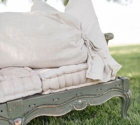 vintage couch makeover with paint