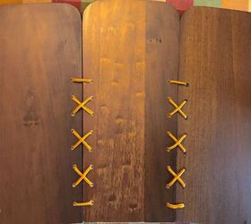 The wild reason she ties 4 ceiling fan blades together