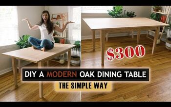  Como fazer uma mesa de jantar moderna fácil com ferramentas limitadas
