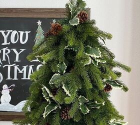 s try these 18 unique christmas tree ideas from items you already have, Christmas Tree Topiary