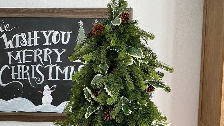 s try these 18 unique christmas tree ideas from items you already have, Christmas Tree Topiary