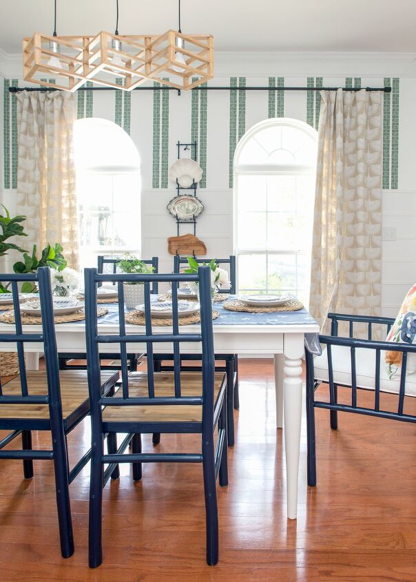 20 of our favorite board and batten wall transformations, Upgrade your dining room with sleek board and batten rows