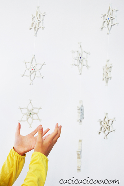 s 25 budget ways to make your home feel cozier this winter, DIY these magical snowflakes from felted sweaters