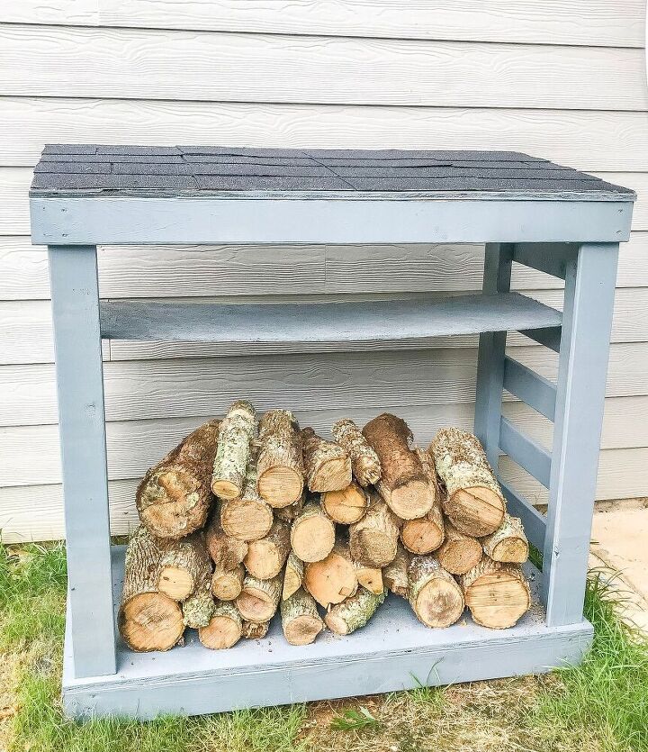 10 ridiculously cute ways to store your fire wood this season, DIY a simple wooden firewood rack
