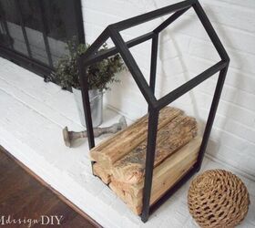 10 ridiculously cute ways to store your fire wood this season, Build a modern home for your firewood