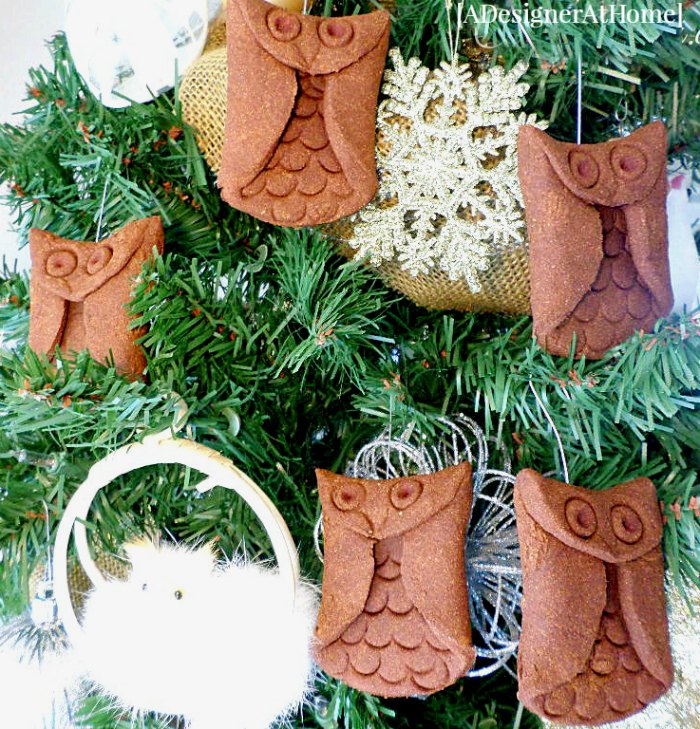s 15 unexpected ways to sprinkle christmas cheer around your home, Get that sweet cinnamon scent with adorable owl ornaments
