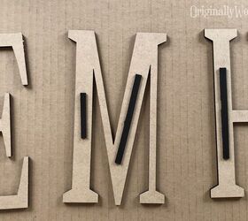 how to create this home sign