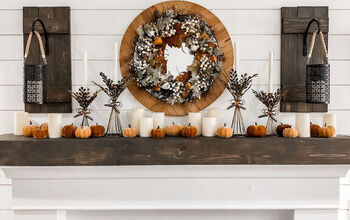  Idéias de decoração de lareira de outono