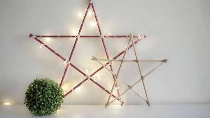 decorative luminous star for christmas