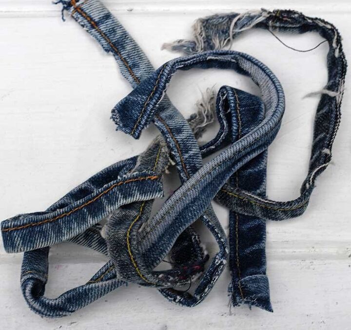acabamento de jeans reciclado