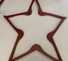 coat hanger star decoration