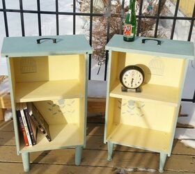 13 beautiful things you can do with that spare drawer, Upcycle deep drawers into adorable side tables