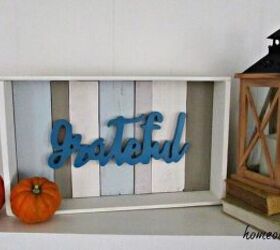 13 beautiful things you can do with that spare drawer, Turn a discarded drawer into a rustic sign box