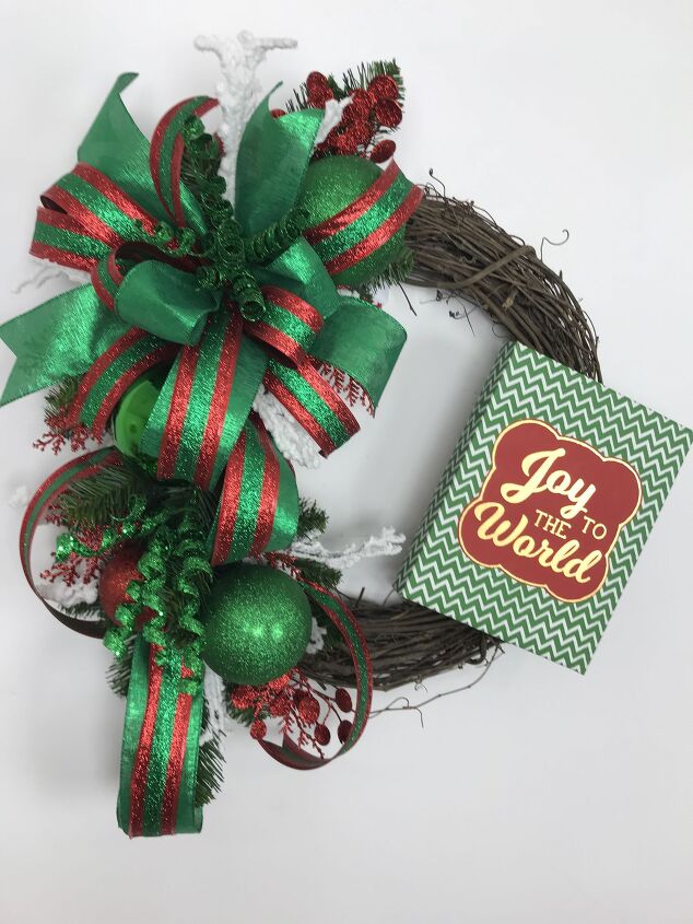 7 stunning seasonal wreath ideas from nick s seasonal decor, Spark joy with this classic Christmas wreath