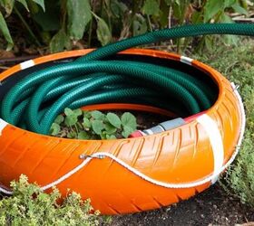 how to make a hose guard for the garden