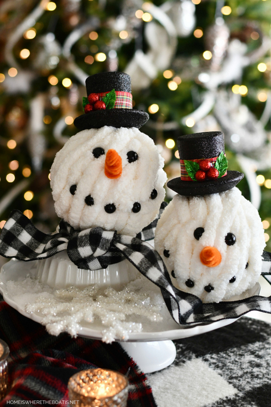 s 20 insanely cute snowmen that ll make it feel like winter, Craft a snuggly snowman head to add to your winter decor