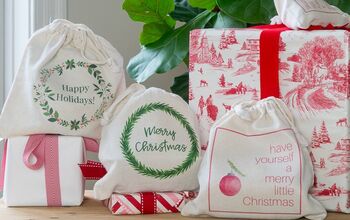 DIY Gift Bags With Iron On Labels
