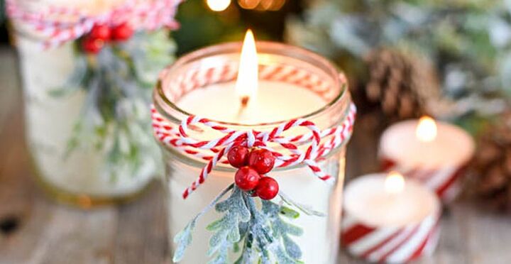 s 20 candles you should make this season, Go sweet and fresh with peppermint scented mason jar candles