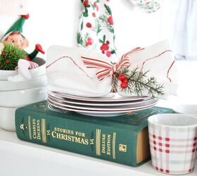 DIY Toallas de Té Estampadas en Navidad