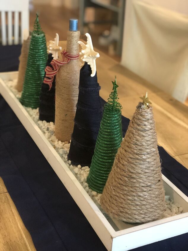 s 15 dollar store christmas ideas to copy this season, Get festive with cheap and easy Christmas tree cone decor