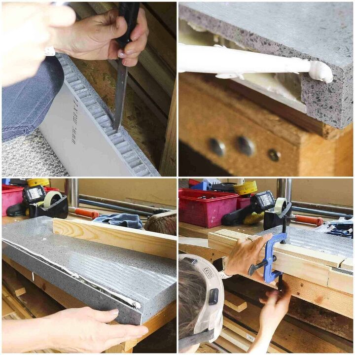 how to fit a modular quartz kitchen worktop