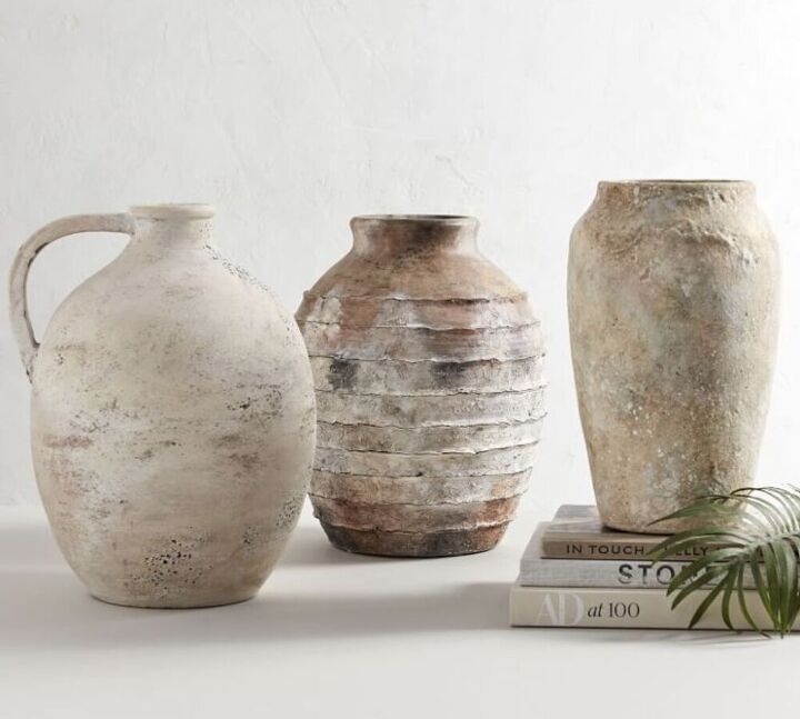 vaso texturizado diy inspirado em pottery barn