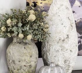 diy textured vase inspired by pottery barn
