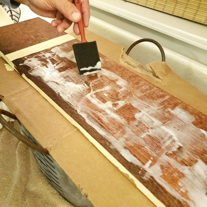 como criar um acabamento de pintura chippy em camadas