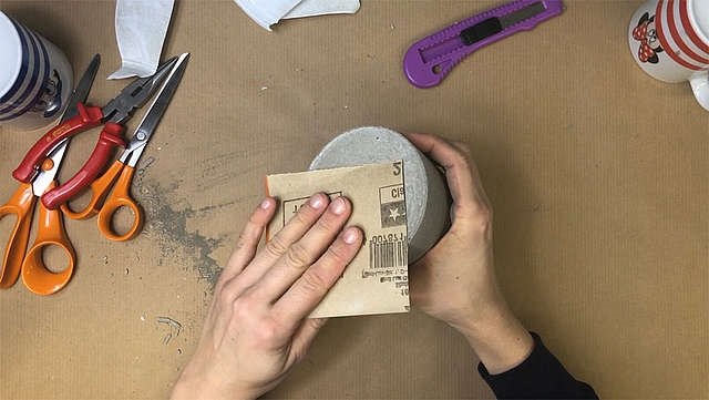 pour your own concrete doorstop